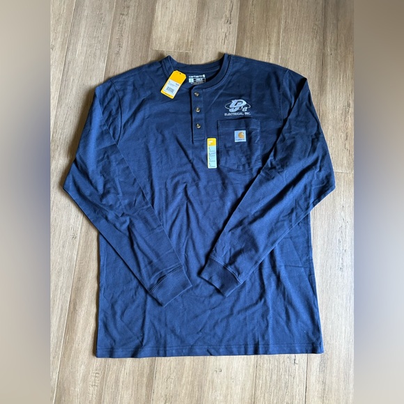 Carhartt Loose Fit Heavyweight Henley Long Sleeve - Picture 3 of 6